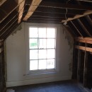 The original loft exposed and ready for alterations.